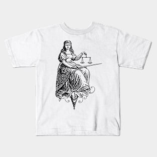 LADY JUSTICE Kids T-Shirt